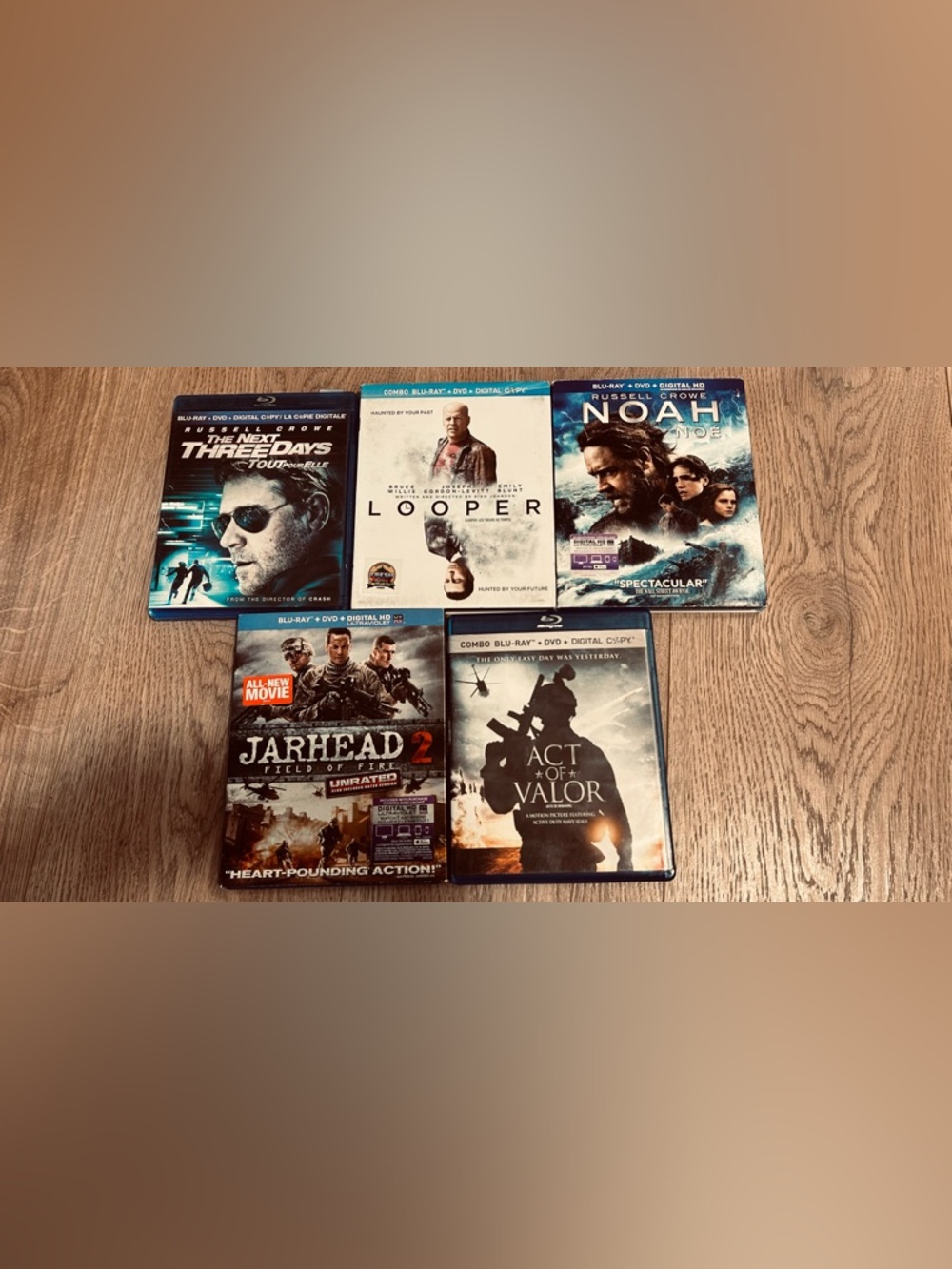Blu-ray Movie Bundle – Action & Thriller Collection